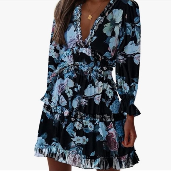 NWOT Happy Sailed floral dress - Picture 4 of 10